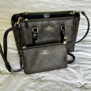 Coach Crossbody + wristlet